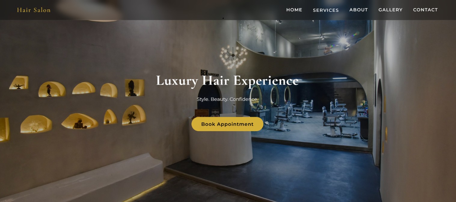 Hair Salon Website